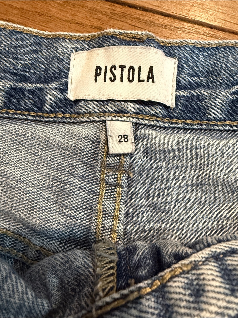 Pistola Washed Denim Jeans - Blue